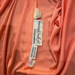 Vintage peach colored long dress